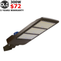 DLC 300W Parking Lot Area Light IP66 60W 80W 100W 150W 200W LED street shoebox light 10KV Surge Protection